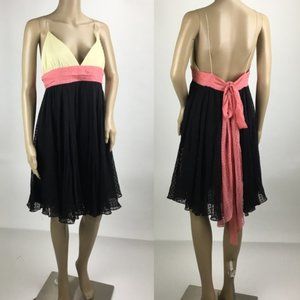 Vintage Ribbon Bow Sundress Cocktail Party Dress - Milly For Bergdorf Goodman